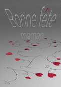 Arbre de c&oelig;urs entrelac&eacute;s pour f&ecirc;ter maman